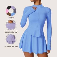 Freemyself Summer Sports UV Protection Shirt Women's Long-Sleeve Top UV-Blocking Ice-Silk Cooling Breathable Sun Protection Outerwear