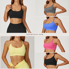 Seamless Yoga Bra with Beautiful Back Design Quick-Dry Premium Sports Bra for Women Running & Fitness Top