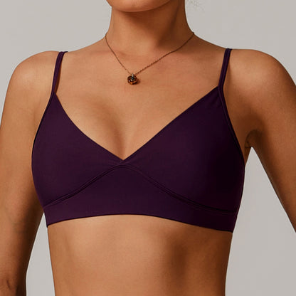 Freemyself recycled Strappy Sports Bra - Women's Quick-Dry Workout Top | Gym to Street Running & Yoga