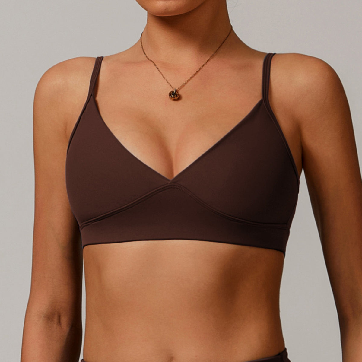 Freemyself recycled Strappy Sports Bra - Women's Quick-Dry Workout Top | Gym to Street Running & Yoga