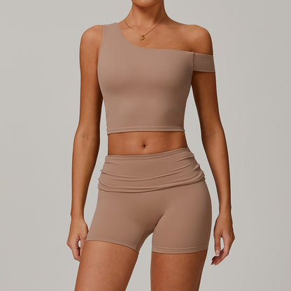 Freemyself recycled Yoga Set - Women's Quick-Breathe Tank & Workout Shorts | Gym to Street Running