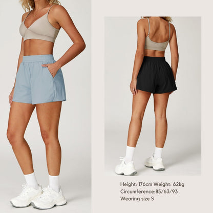 Freemyself Cooling Sunscreen Shorts Anti-Exposure Sports Quick-Dry Shorts Breathable Running Fitness Shorts