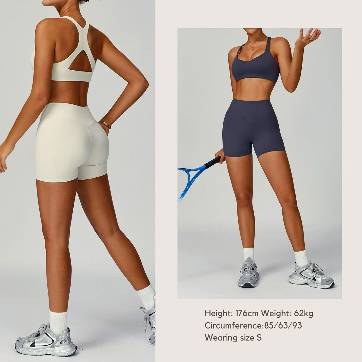 Eco-Friendly Recycled High-Waisted Fitness Shorts for Women Outdoor Running & Yoga Pants