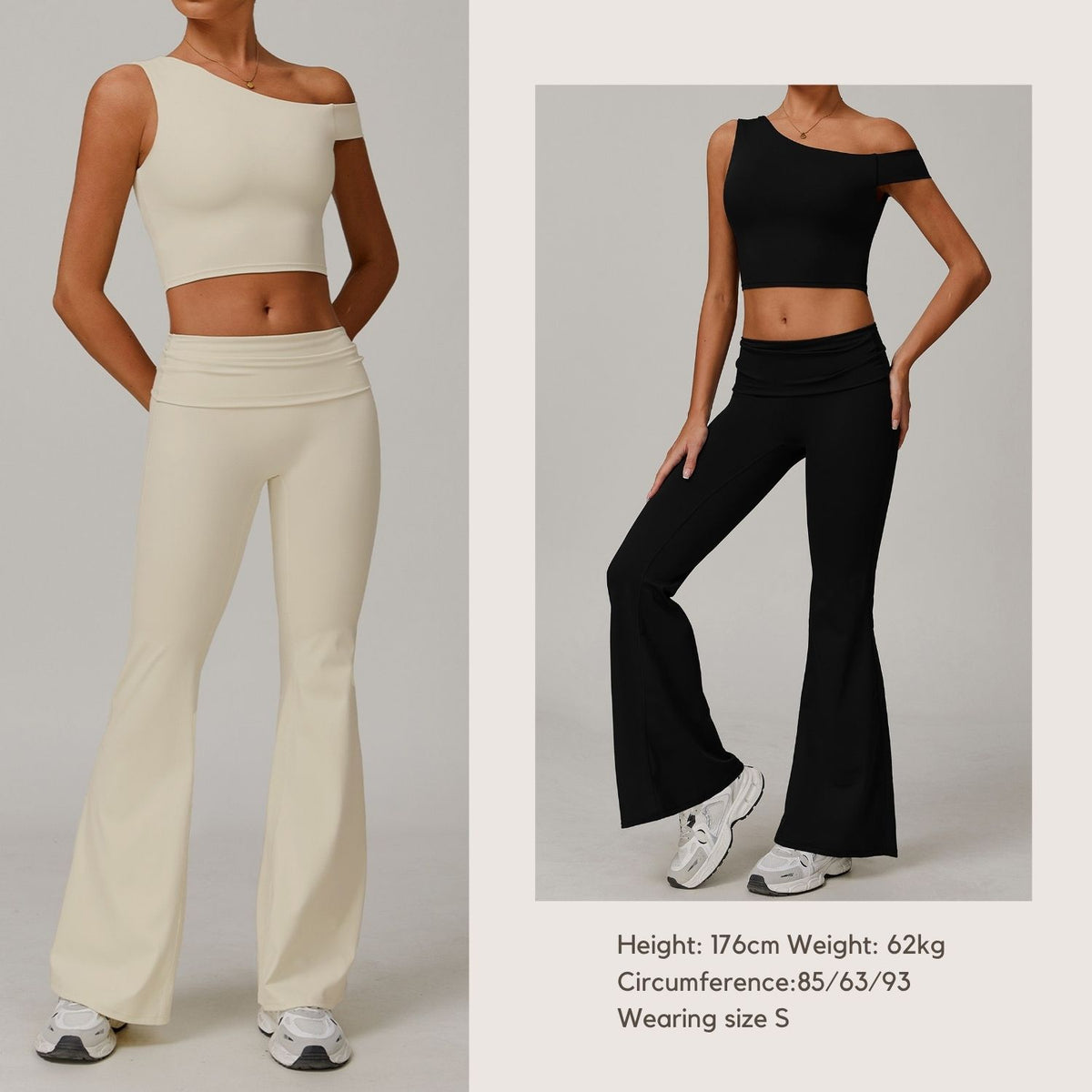 Freemyself recycled Yoga Set - Women's Quick-Breathe Tank & Flared Leggings | Gym to Street Running