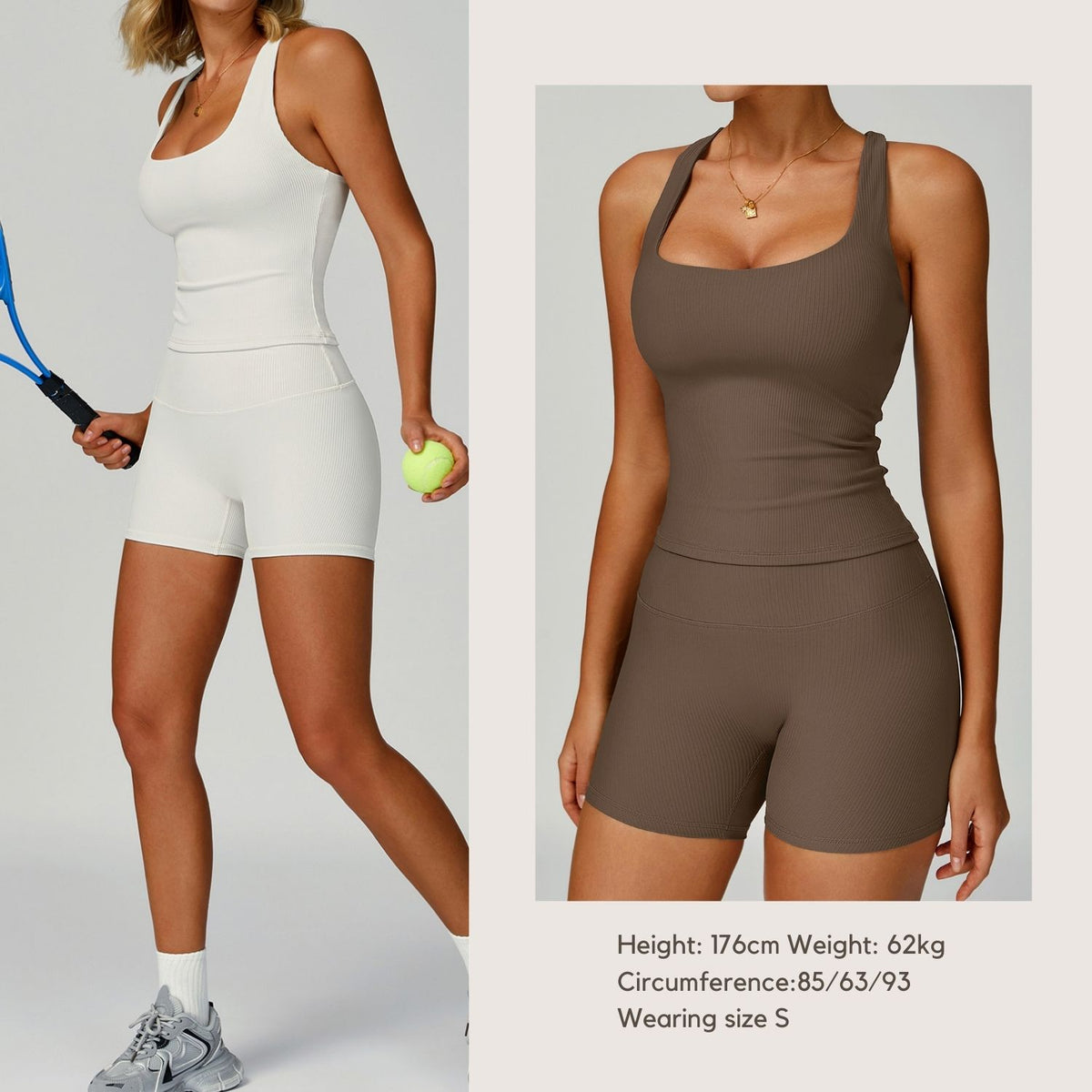 Freemyself External Thread Yoga Tank Top Form-Fitting Backless High-Intensity Sports Tank Outdoor Running Fitness Wear