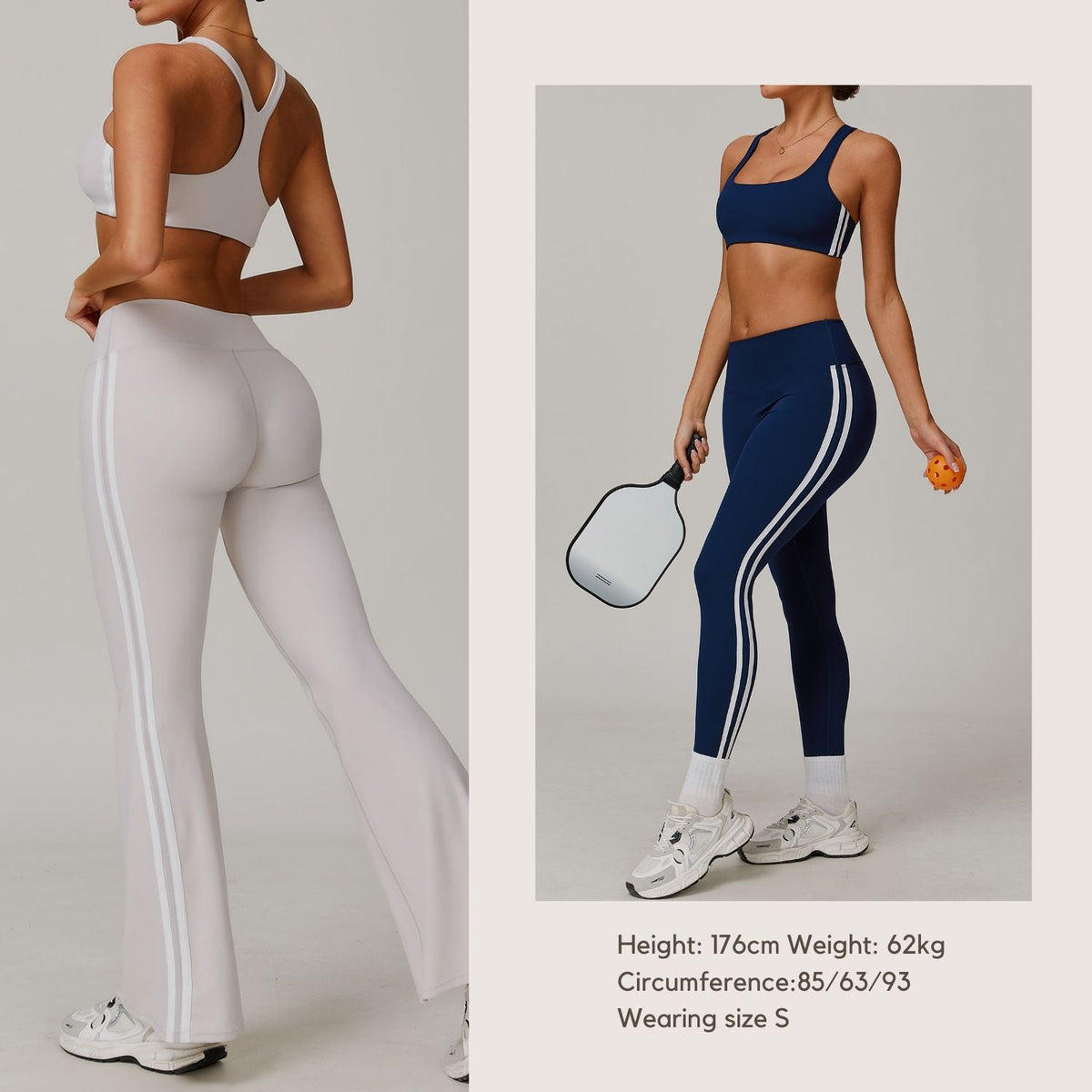 Yoga Sports Bra with Backless Design Running Tights Casual Fitness Yoga Wear