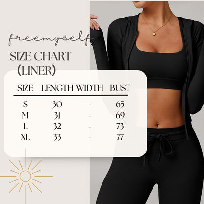 Freemyself UV-Protective Running Set Breathable, Quick-Dry, Cool-Touch Sun Protection Three-Piece Set