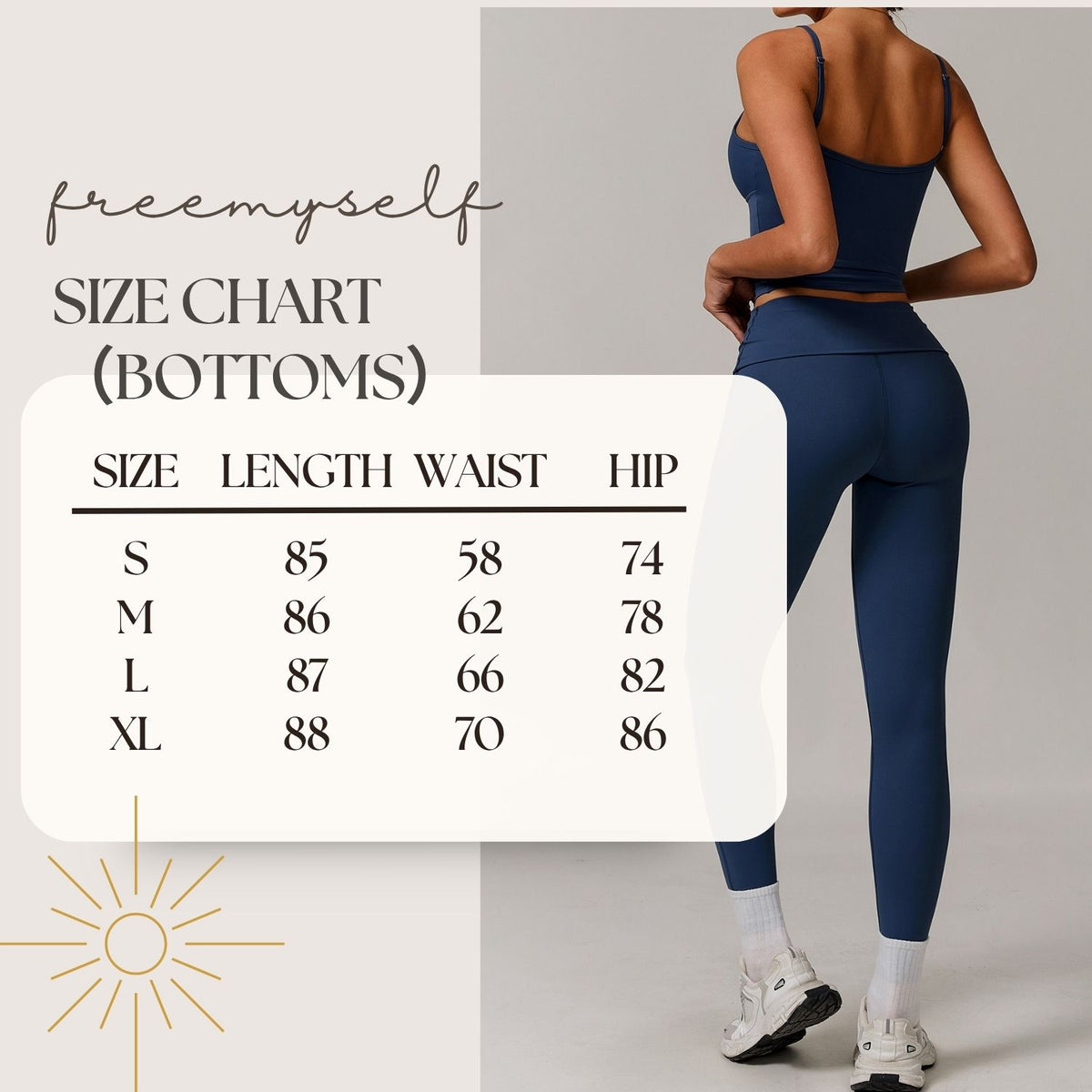 Freemyself recycled Yoga Set - Women's Street-Ready Tank & Skinny Leggings | Gym to Street Running