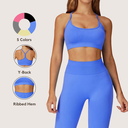 Seamless Yoga Bra with Beautiful Back Design Quick-Dry Premium Sports Bra for Women Running & Fitness Top