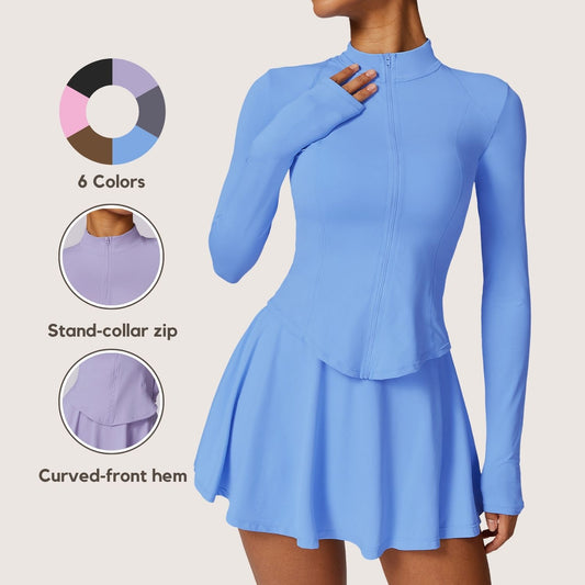 Freemyself Summer Sports UV Protection Shirt Women's Long-Sleeve Top UV-Blocking Ice-Silk Cooling Breathable Sun Protection Outerwear