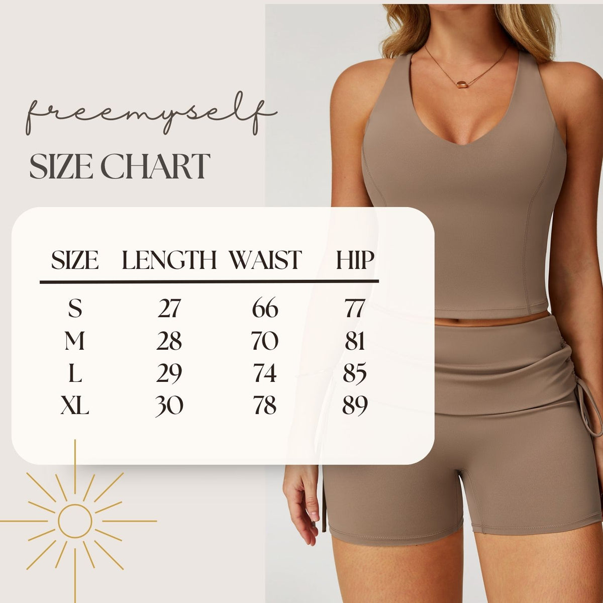 Freemyself High-Waisted Naked-Feel Tight-Fitting Yoga Shorts with Drawstring Outerwear Casual Pants Pilates Workout Shorts for Women