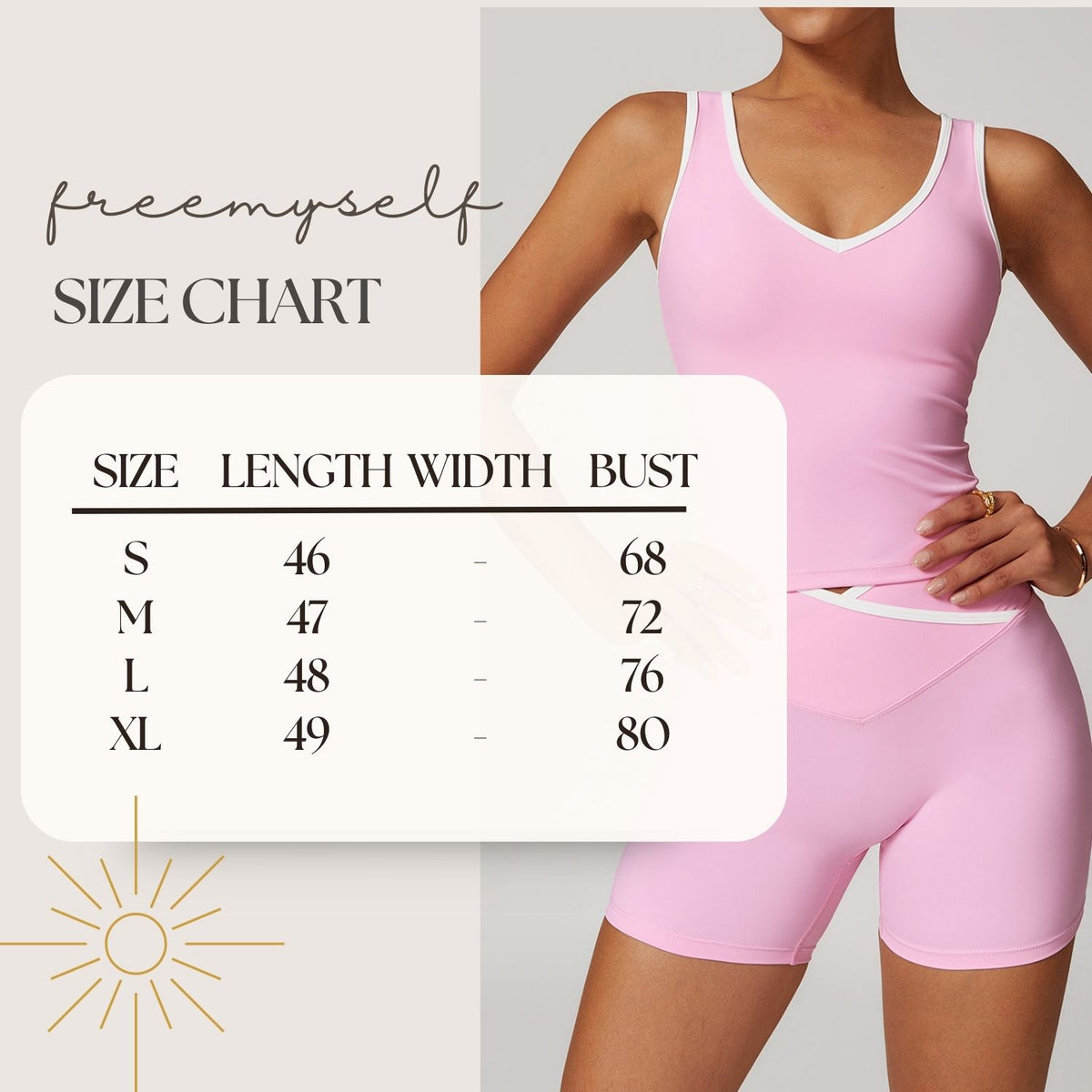 Freemyself Form-Fitting Nude-Feel Contrast-Color Sports Tank Top for Women Backless Yoga Tank Top Fitness Wear Outer Layer Sports Top
