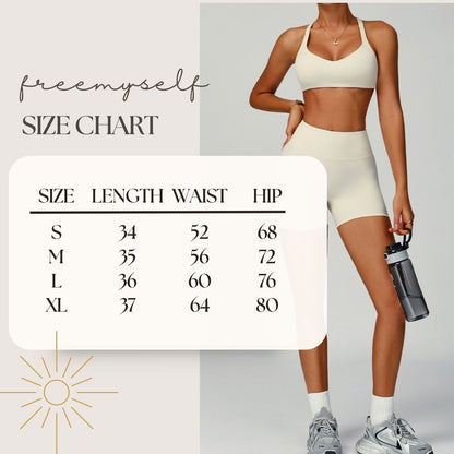 Eco-Friendly Recycled High-Waisted Fitness Shorts for Women Outdoor Running & Yoga Pants