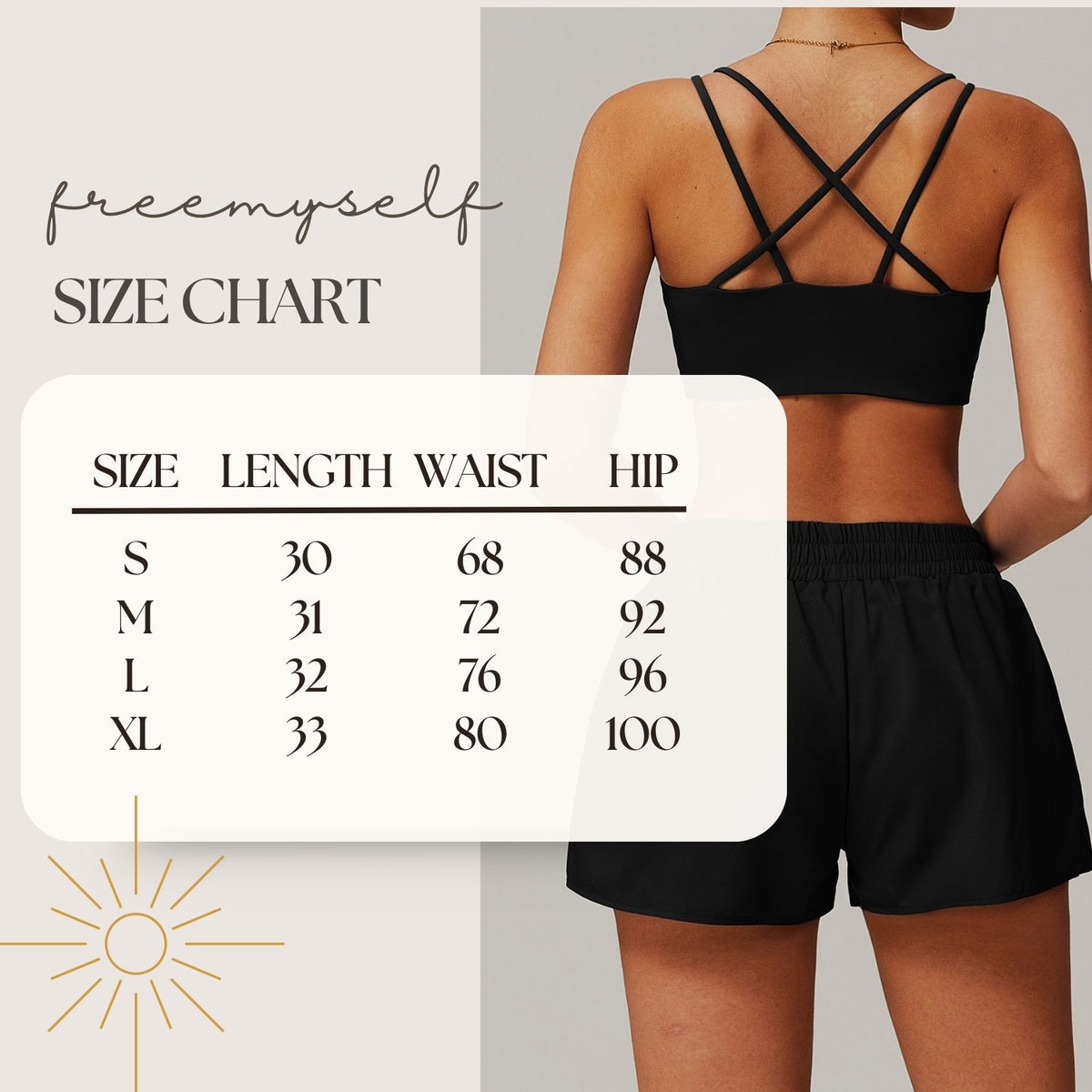 Freemyself Bare-Skin Quick-Dry Yoga Shorts Faux Two-Piece Athletic Butt-Lifting Shorts Running Fitness Yoga Pants