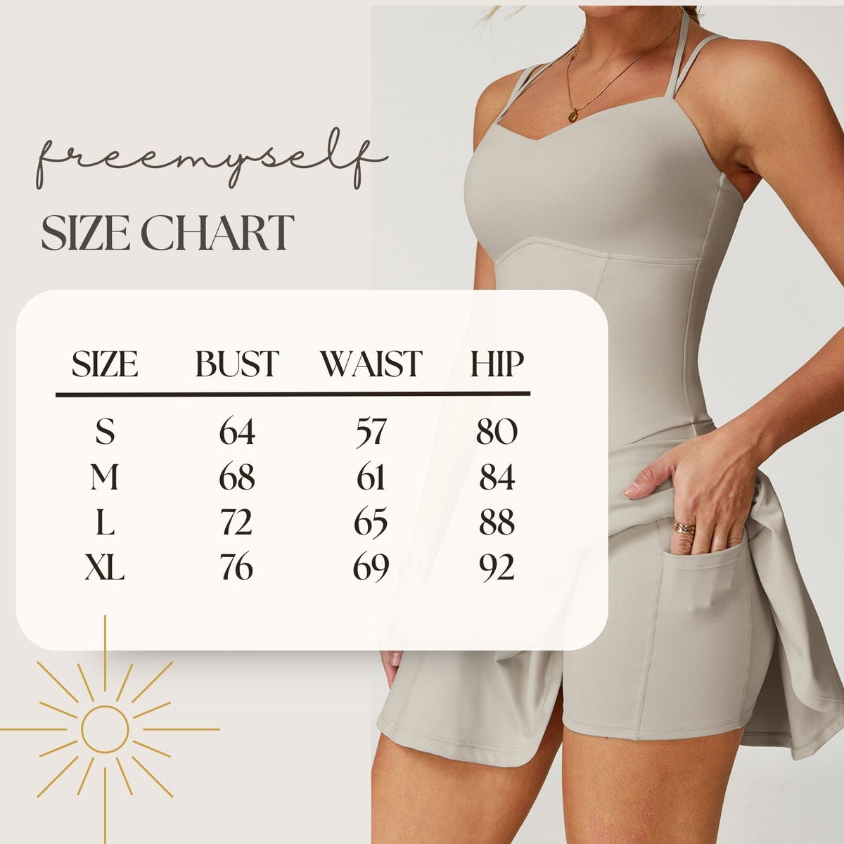Freemyself Strapless Dress for Women with Pockets, Anti-Exposure A-Line Short Skirt for Running, Sports, and Tennis