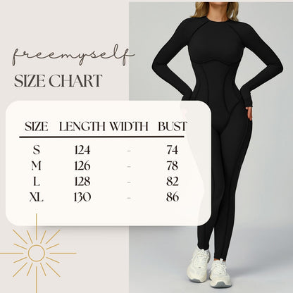 Brushed Contrast-Color Yoga Jumpsuit with Cutout Back Women's 3D-Fitted Yoga Wear for Workouts and Fitness