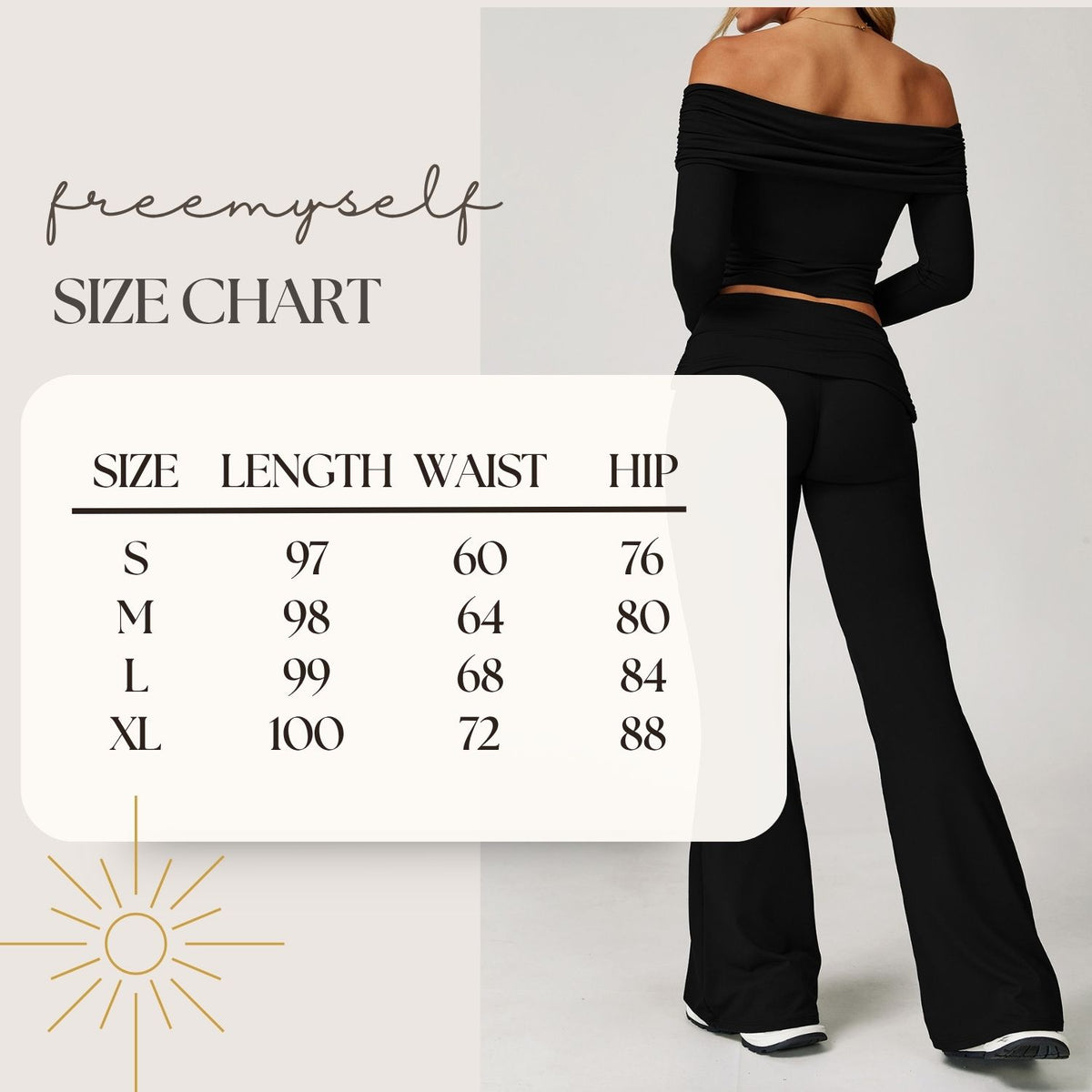 High-Waisted Running Leggings with Folded Hem Versatile Bell-Bottom Yoga Pants