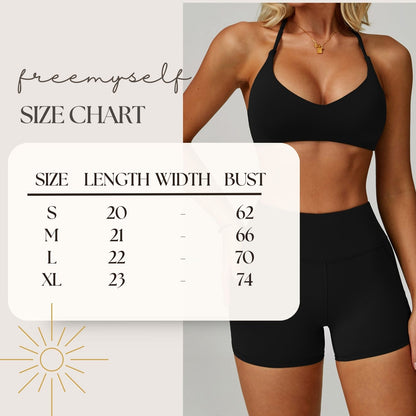Freemyself Yoga Bra Quick-Dry Cross-Back High-Intensity Fitness Wear Casual Running Sports Bra