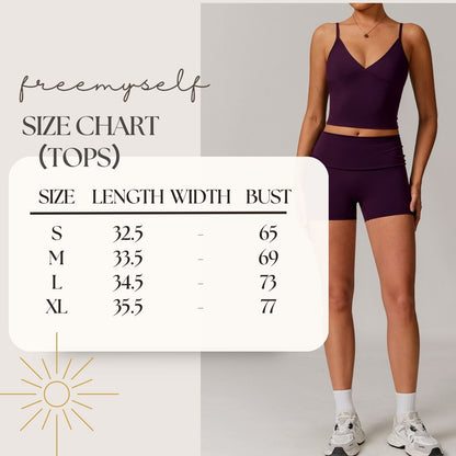 Freemyself recycled Yoga Set - Women's Street-Ready Tank & Workout Shorts | Gym to Street Running