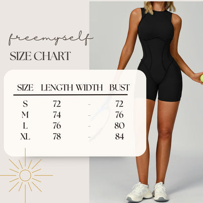 Freemyself Brushed Fleece One-Piece Yoga Suit Fashionable Backless Design with Sculpted Silhouette Women's Running & Fitness Wear