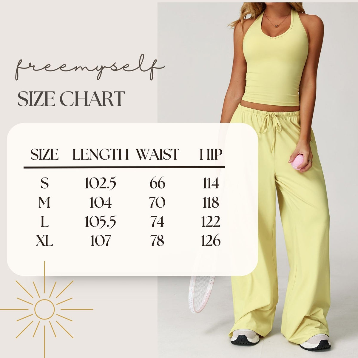 Freemyself Brushed-Finish Long Pants Draped Wide-Leg Relaxed Casual Pants Women's Athletic Fitness Elastic Drawstring Trousers