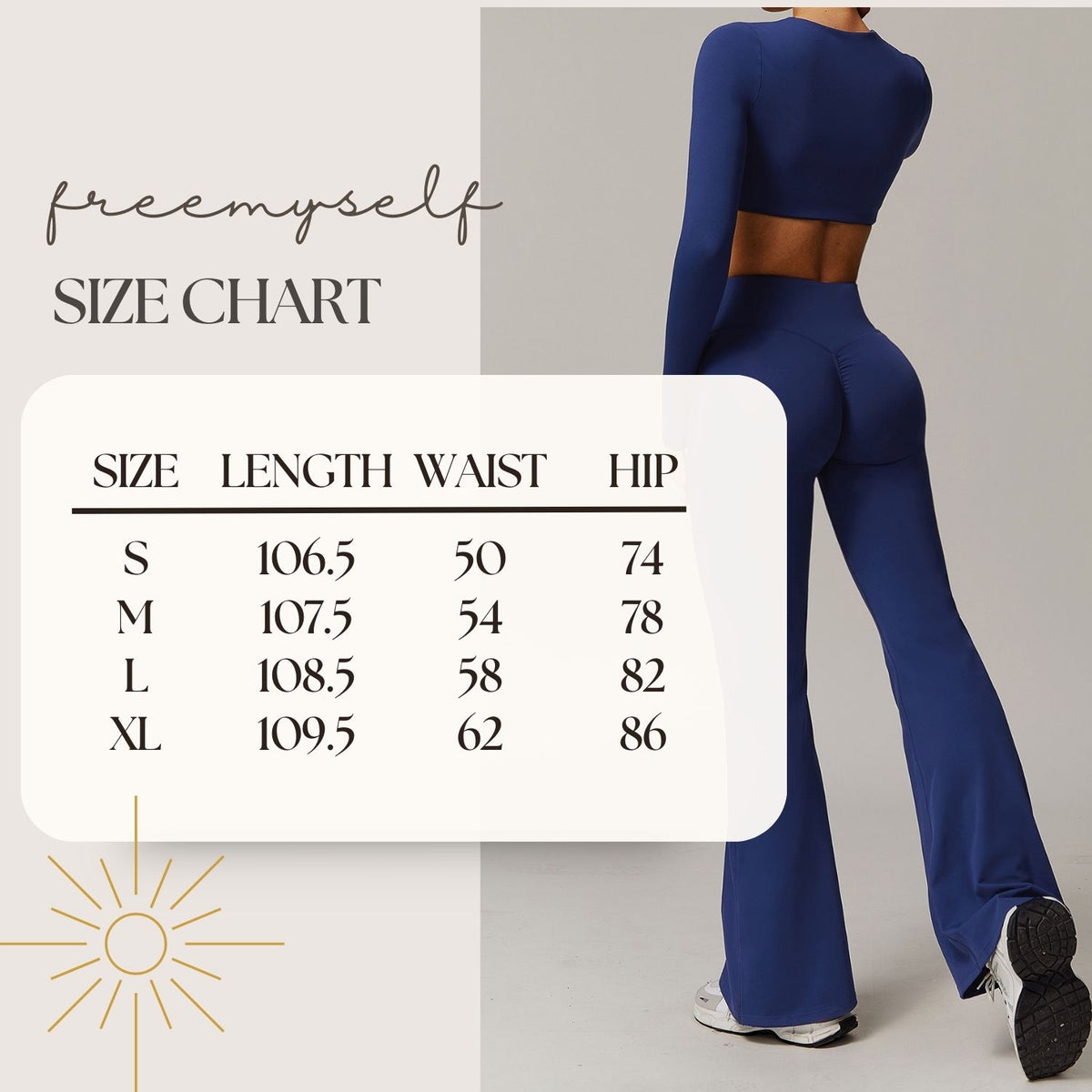 Freemyself Women's Skinny Yoga Pants - Slightly Flared Wide-Leg Running Athletic Pants with High Waist for Fitness
