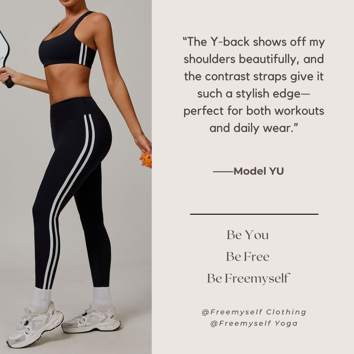 Yoga Sports Bra with Backless Design Running Tights Casual Fitness Yoga Wear