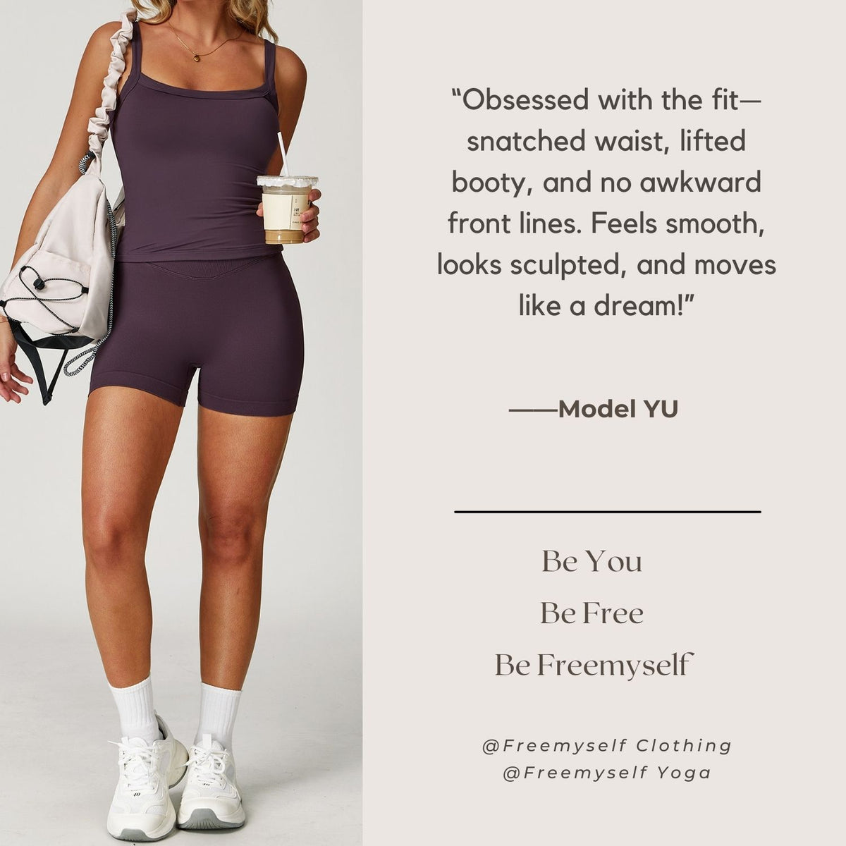 Freemyself Peach Butt-Lifting European-Style Yoga Shorts High-Waisted Stretch Running Fitness Shorts Seamless Tight-Fitting Athletic Shorts