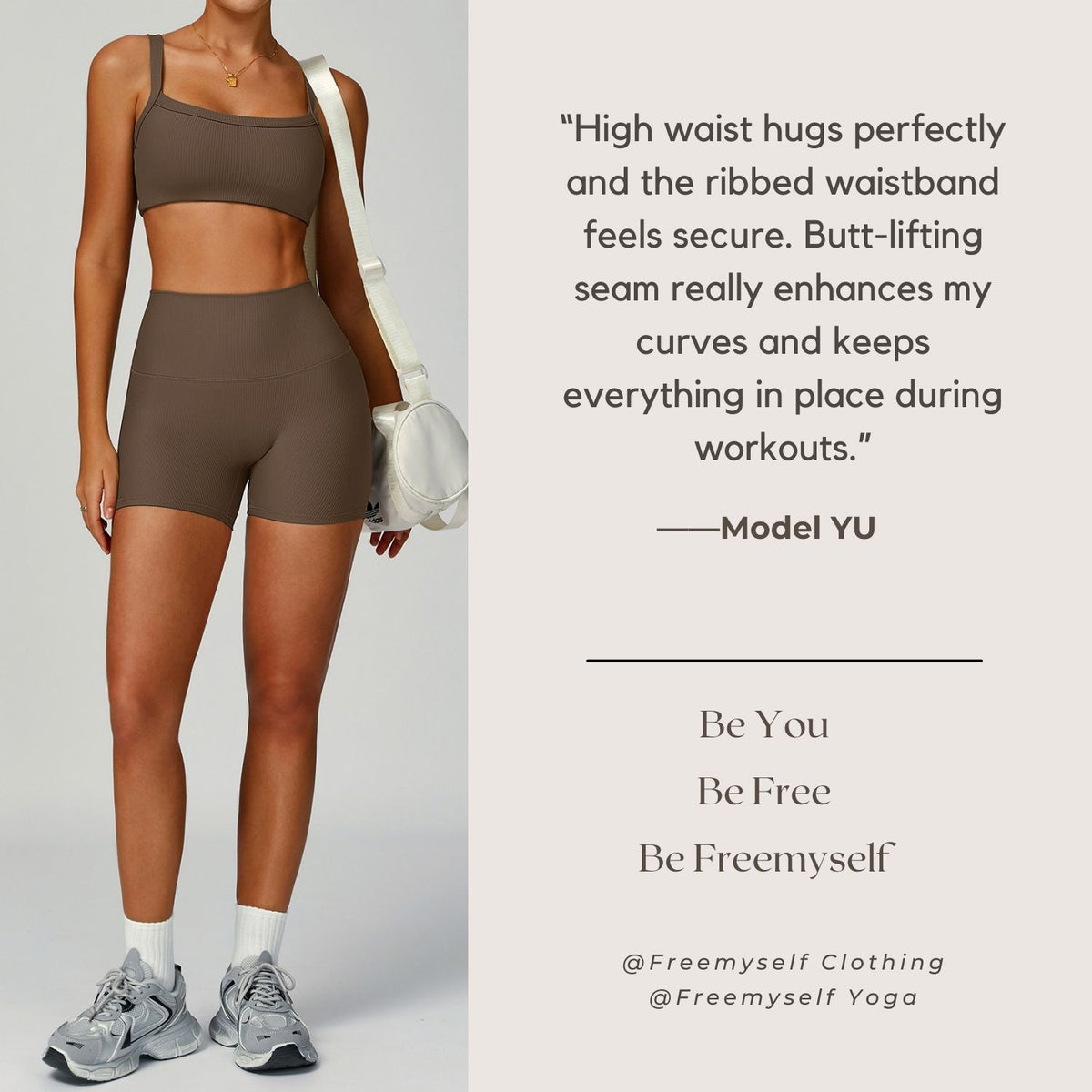 Freemyself Threaded Yoga Shorts - High-Waisted, Butt-Lifting, High-Intensity Workout Clothing for Outdoor Running