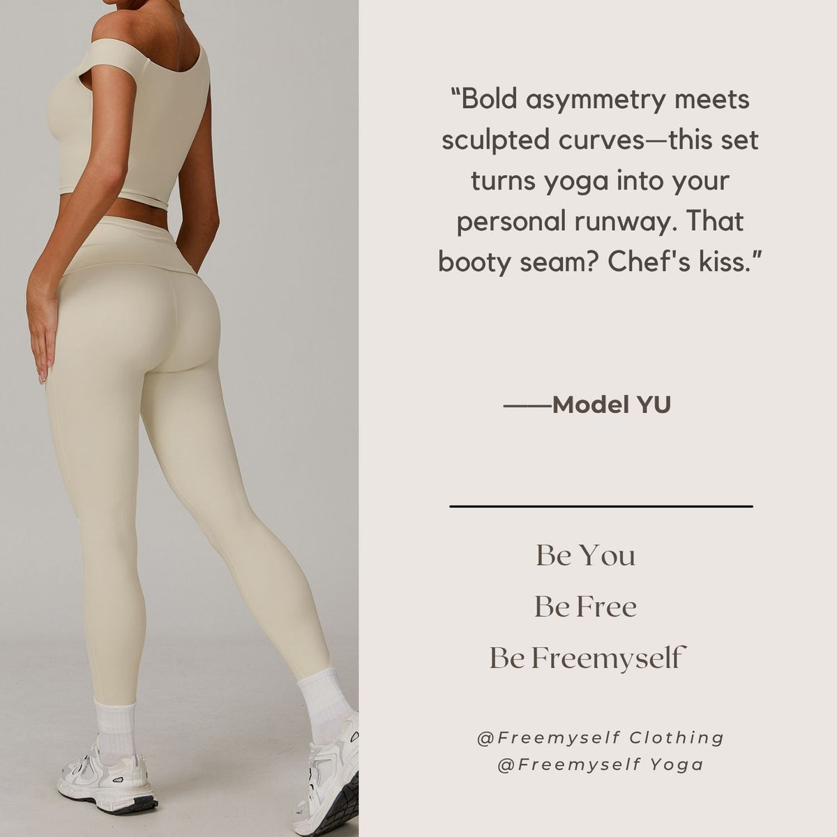 Freemyself recycled Yoga Set - Women's Quick-Breathe Tank & Full-Length Pants | Gym to Street Running