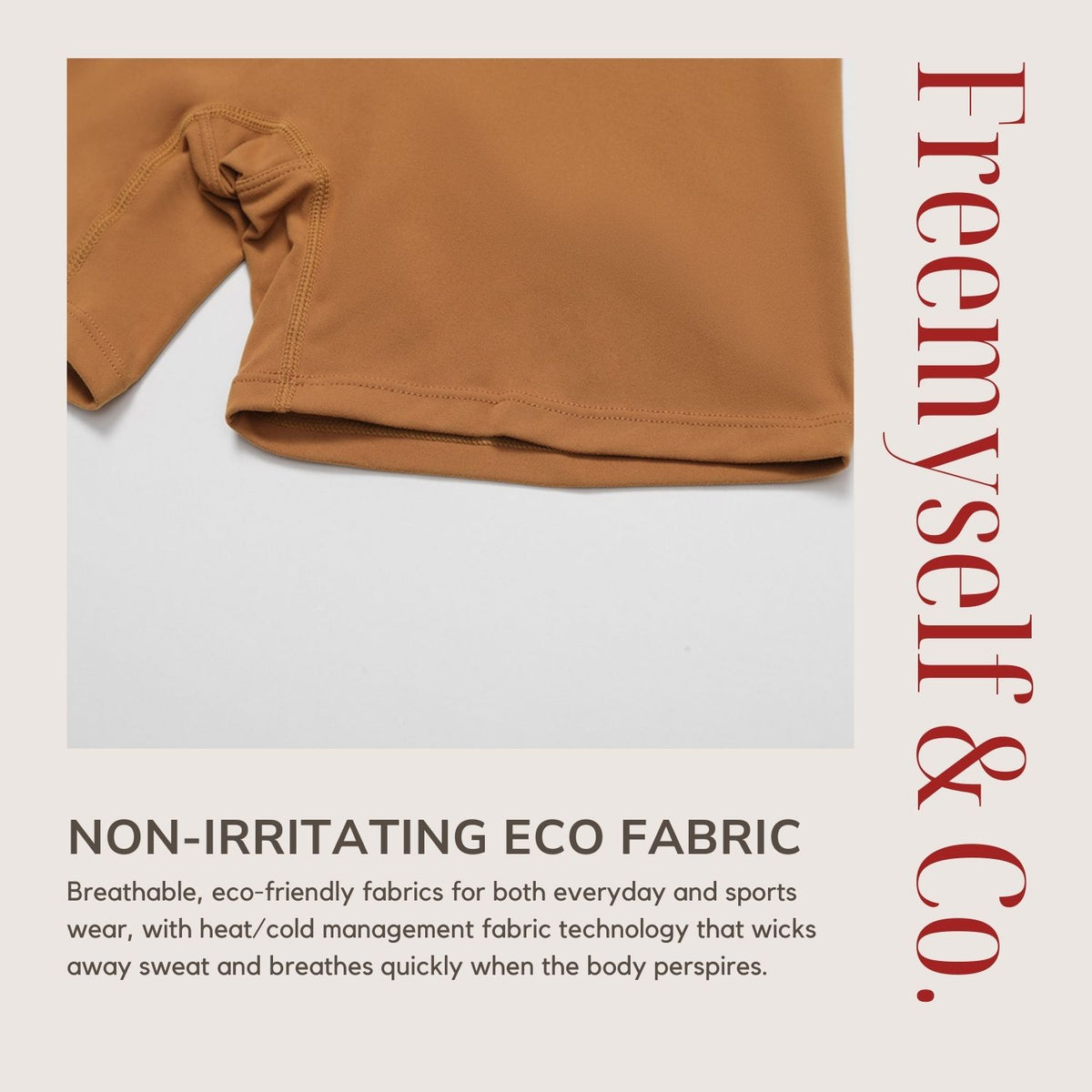 Freemyself High-Waisted Butt-Lifting Yoga Shorts Outerwear Leggings with Tummy-Control for Slimming Running Workouts