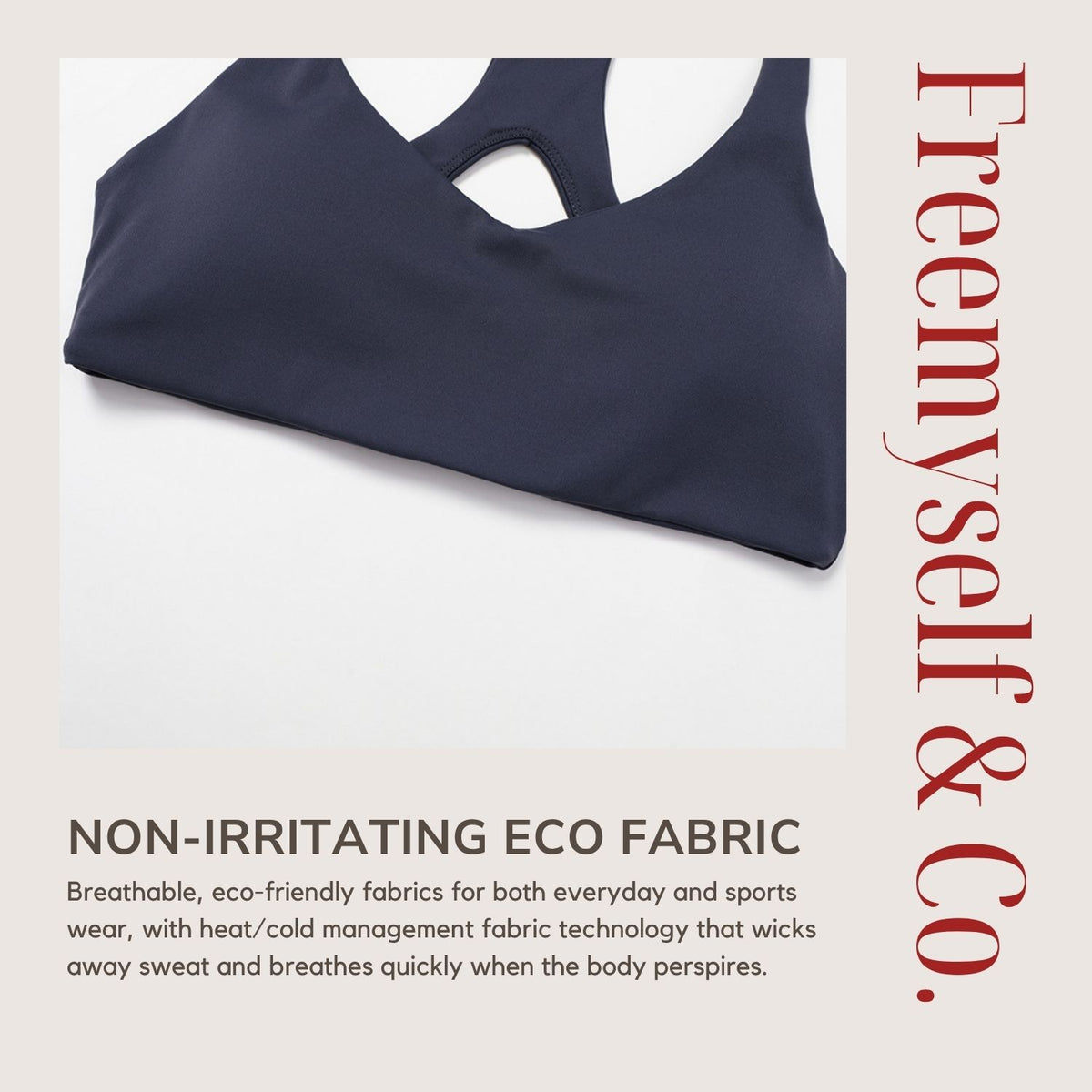 Eco-Friendly Recycled Sports Bra Lace-Up Backless Sports Tank Top for Women High-Intensity Yoga Bra