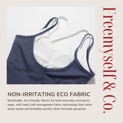 Faux Two-Piece Color-Block Strapless Sports Jumpsuit One-Piece Yoga Suit with Backless Design Outdoor Fitness Jumpsuit