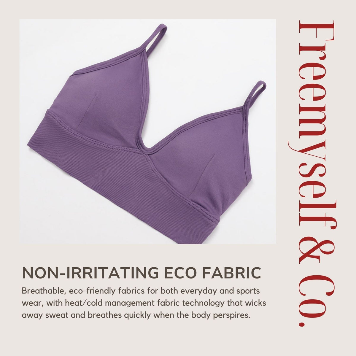 Freemyself Double-Strap Seamless Yoga Bra with Flattering Back Design Quick-Dry Sports Top for Outerwear Running, Fitness, and Yoga Wear