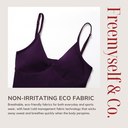 Freemyself recycled Yoga Set - Women's Street-Ready Tank & Skinny Leggings | Gym to Street Running