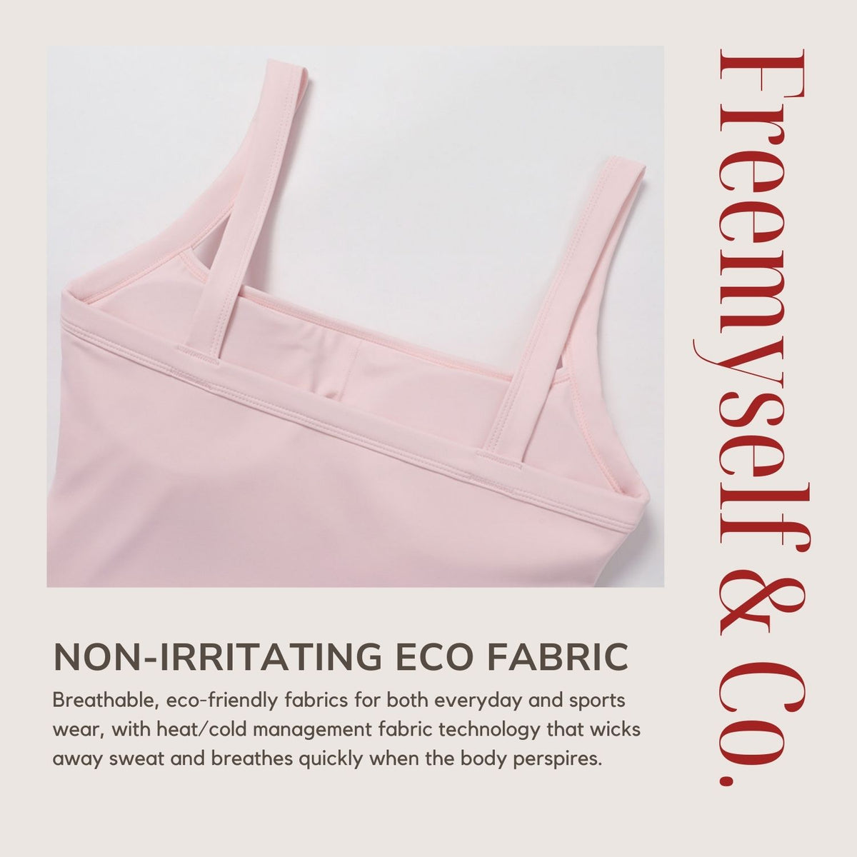 Freemyself Strapless Yoga Tank Top Nude-Feel Backless Slimming Sports Tank Outdoor Running Fitness Wear